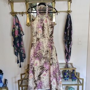 WD NY Silk Halter Neck Dress
